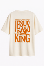 Camiseta Oversized - Jesus Is King 2.0