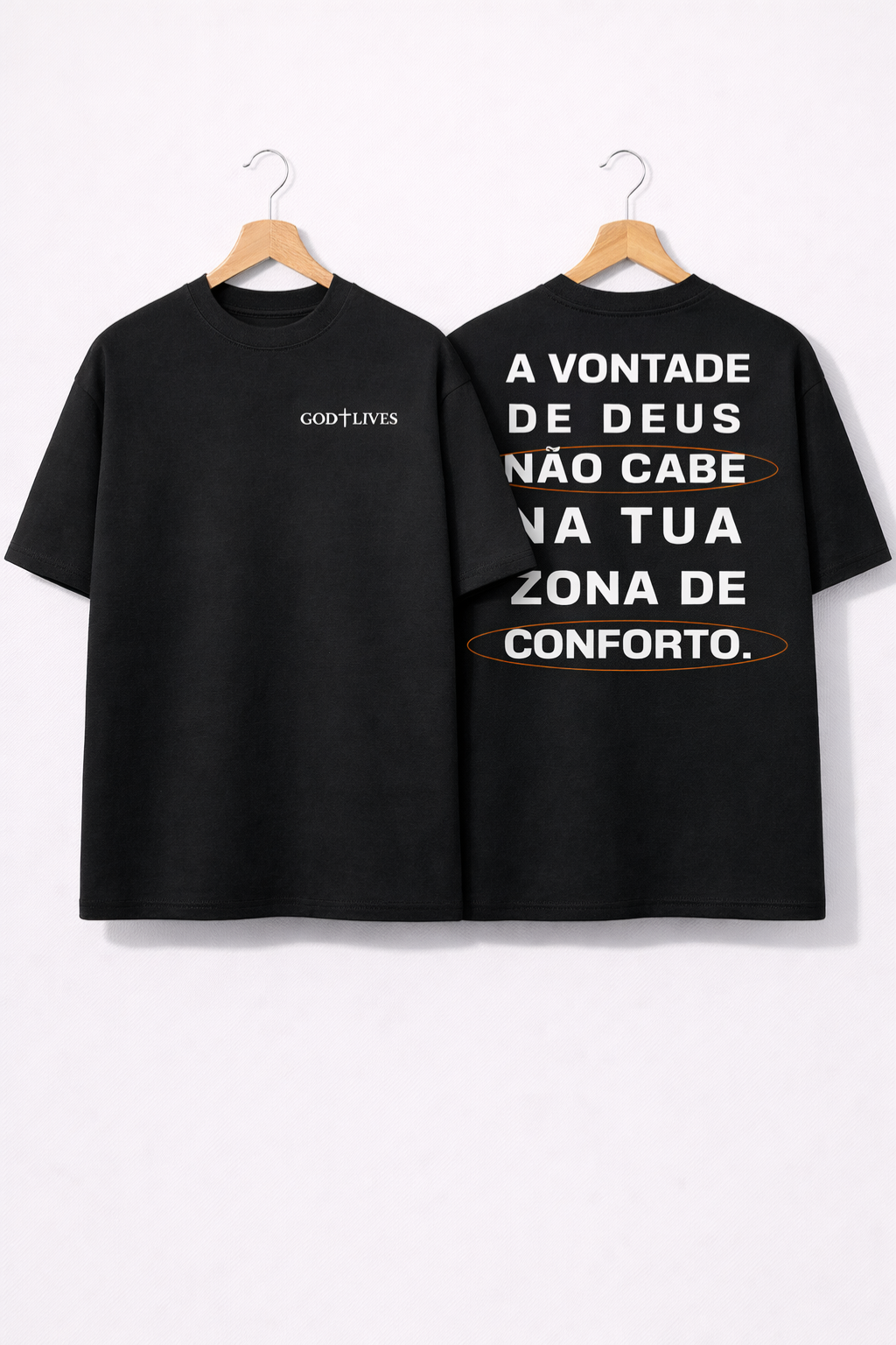 Camiseta Oversized - Vontade De Deus