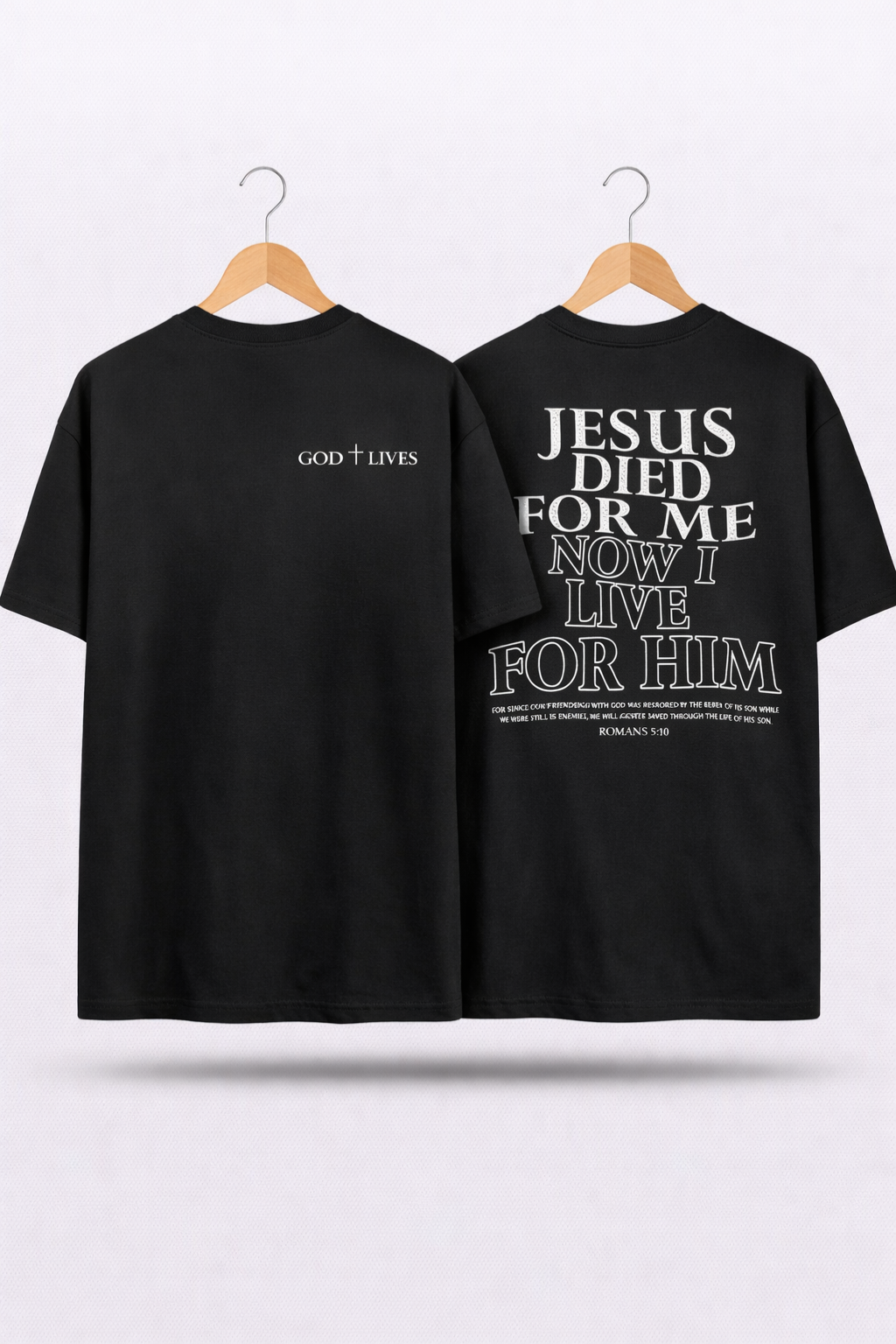 Camiseta Oversized - Jesus Died For Me