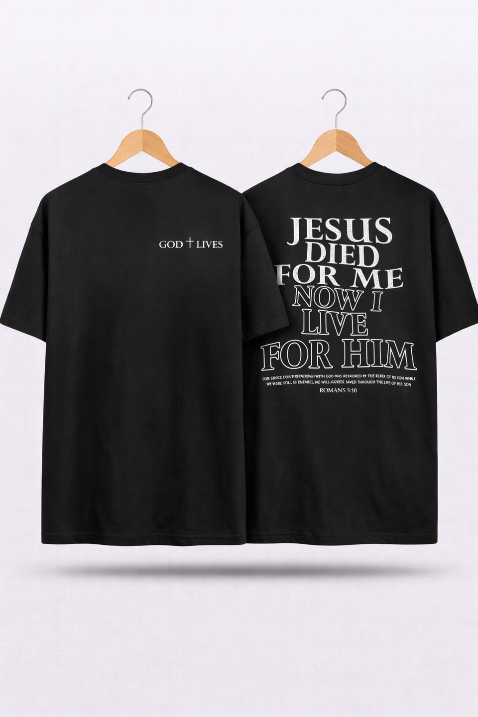 Camiseta Oversized - Jesus Died For Me