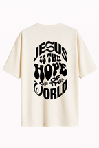 Camiseta Oversized - Jesus Is The Hope Of The World
