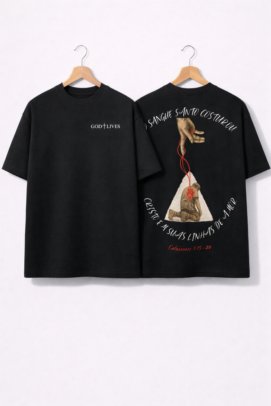 Camiseta Oversized - Colossenses E Suas Linhas De Amor