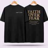 Camiseta Oversized - Faith Over Fear