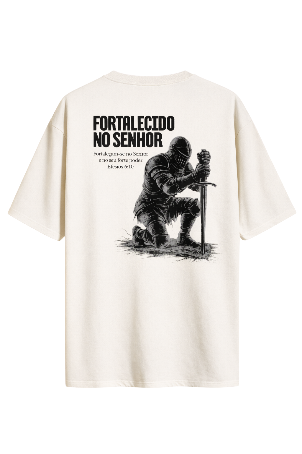 Camiseta Oversized - Fortalecido no Senhor