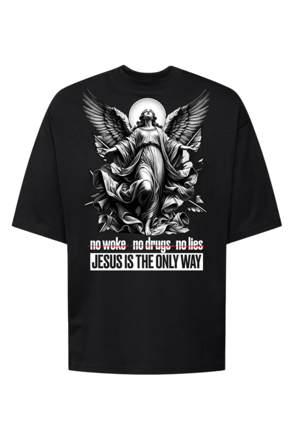Camiseta Oversized - Jesus Is The Only Way