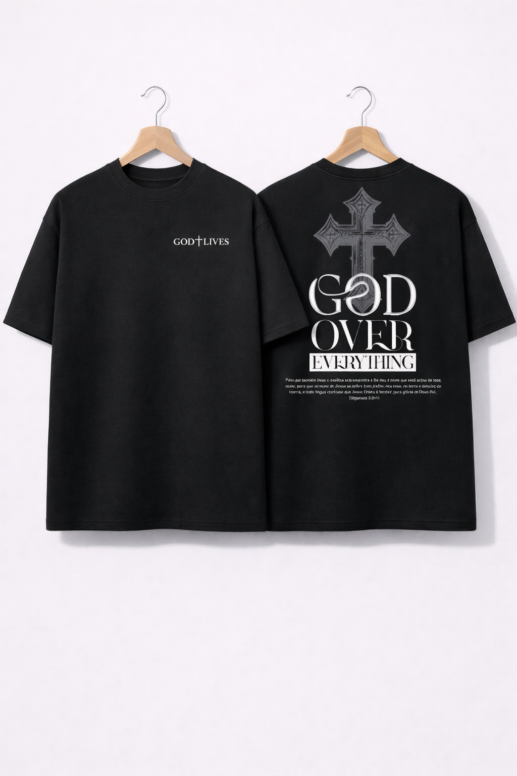 Camiseta Oversized - God Over Everything