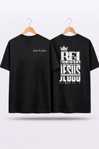 Camiseta Oversized - E Entrará o Rei da Glória