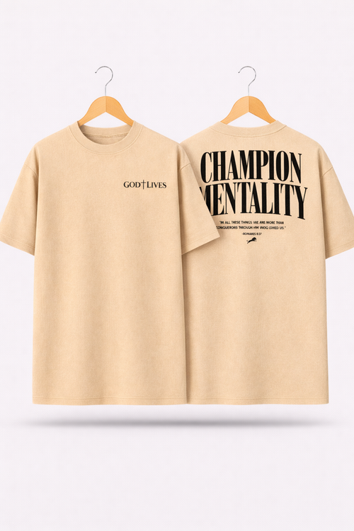 Camiseta Oversized - Champion Mentality