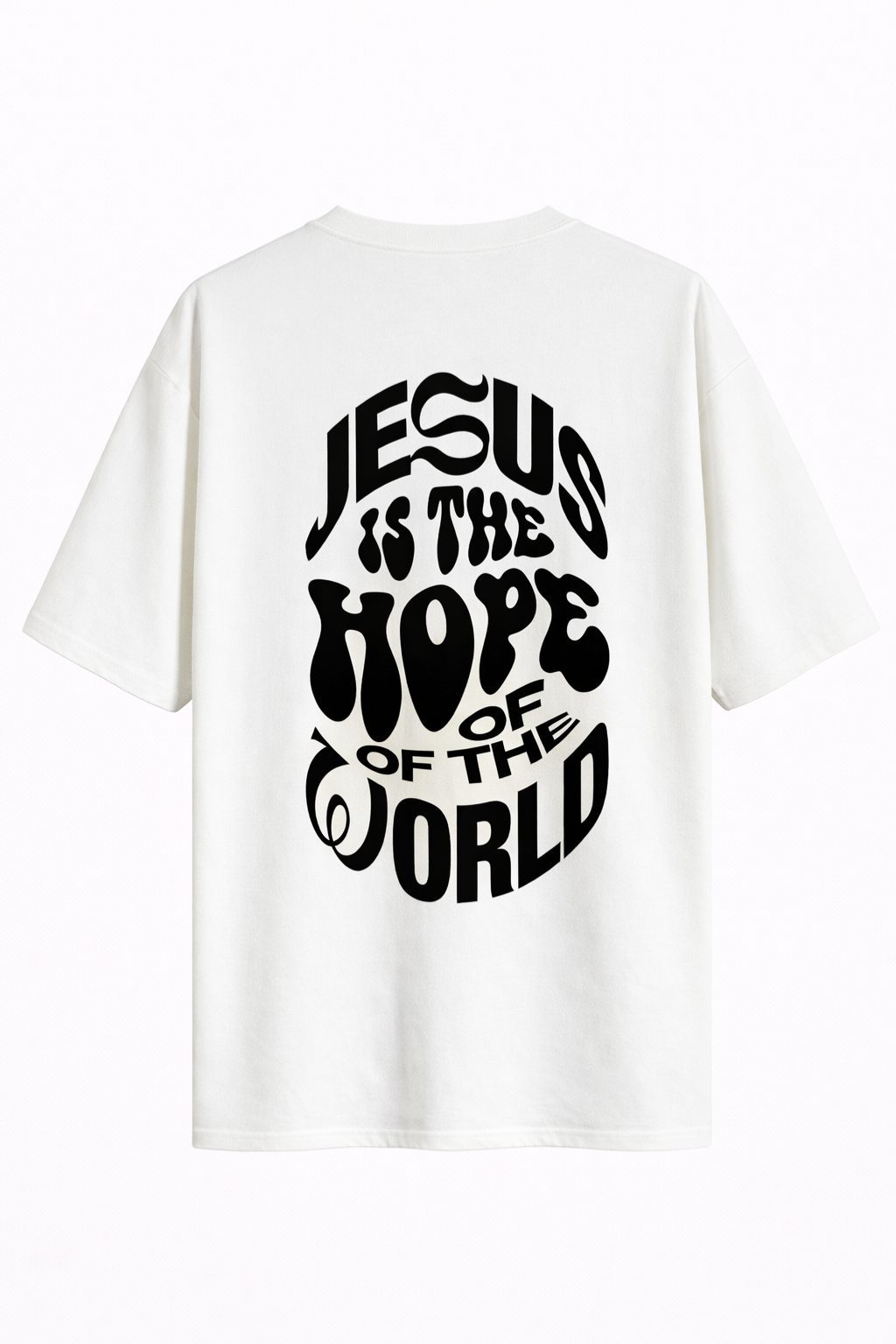 Camiseta Oversized - Jesus Is The Hope Of The World