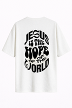 Camiseta Oversized - Jesus Is The Hope Of The World