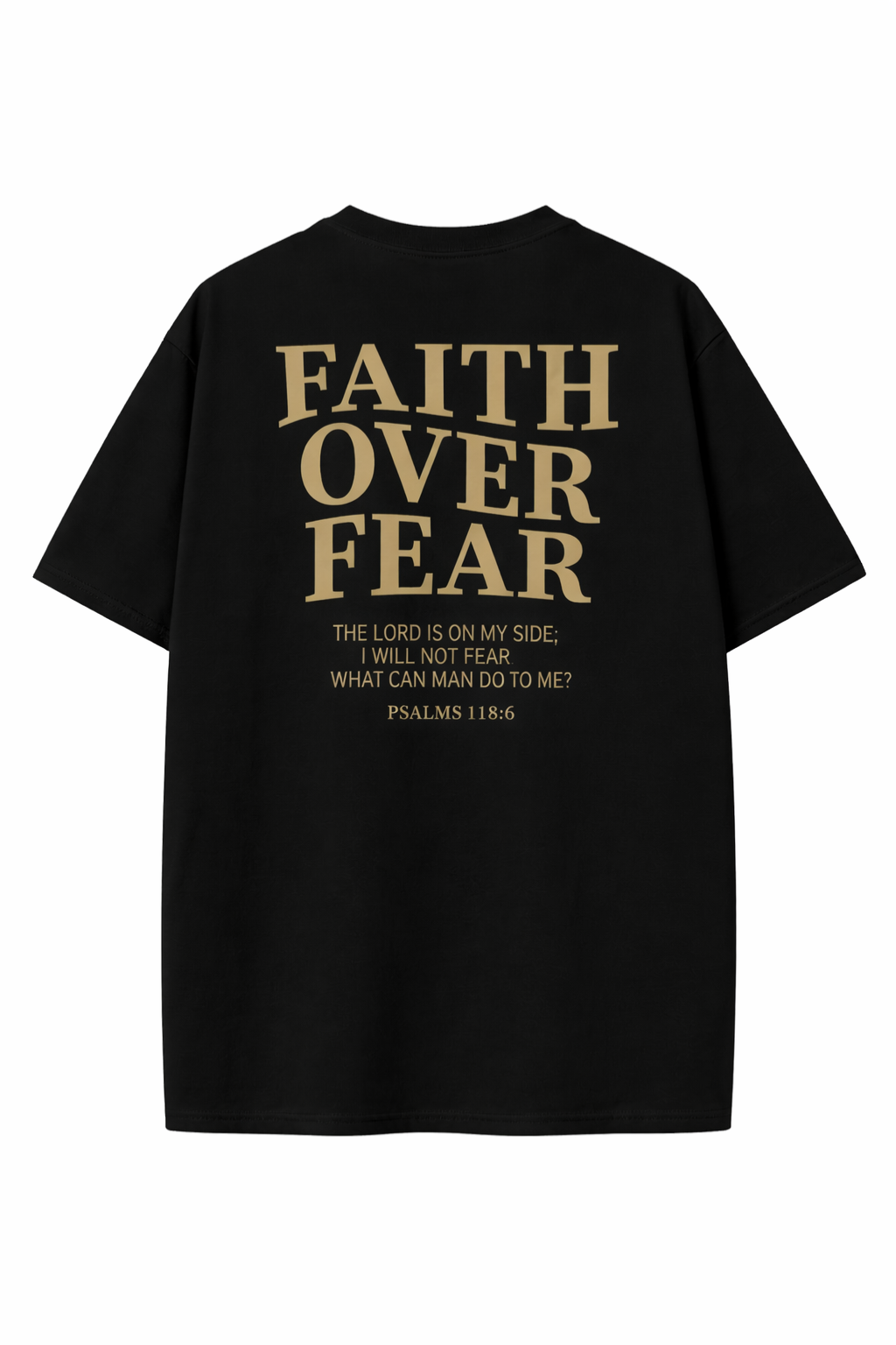 Camiseta Oversized - Faith Over Fear