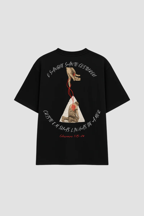 Camiseta Oversized - Colossenses E Suas Linhas De Amor