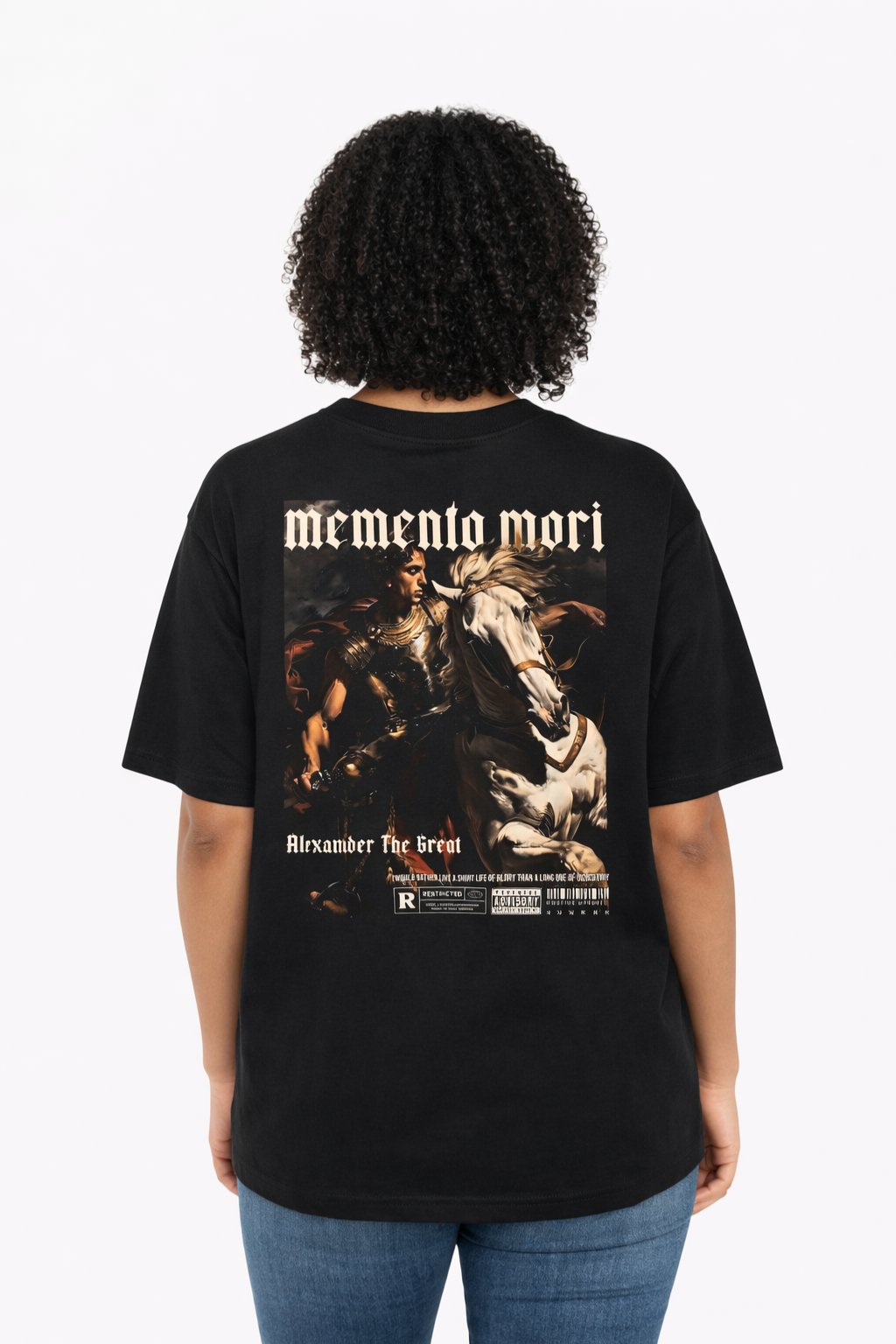 Camiseta Oversized - Memento Mori
