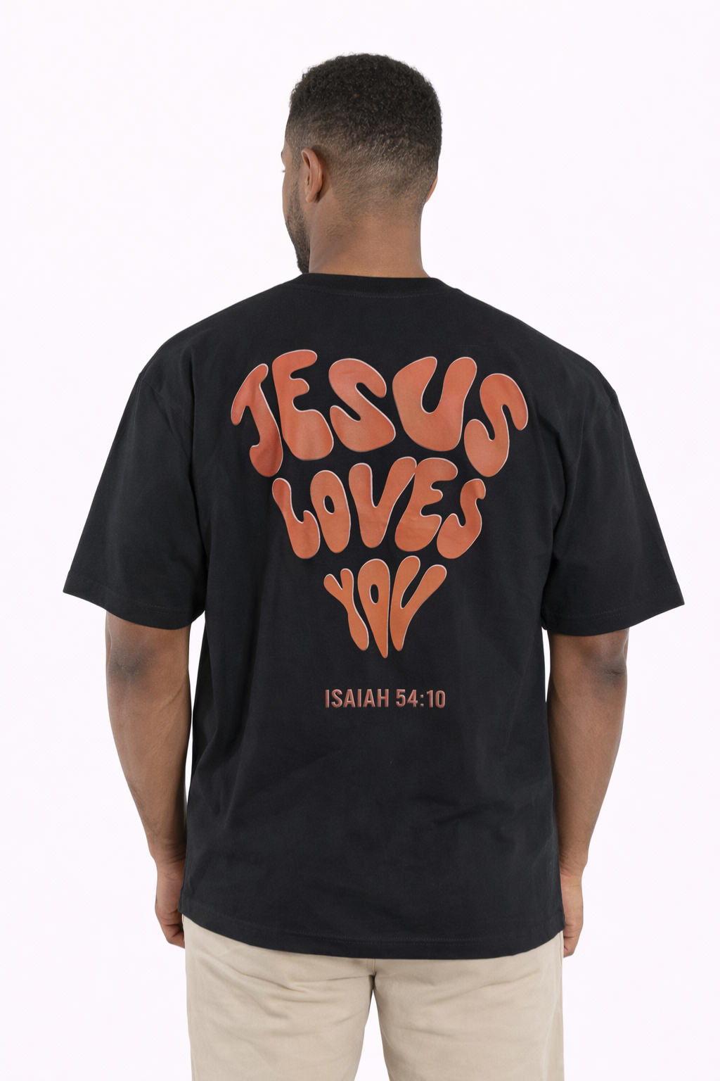 Camiseta Oversized - Jesus Loves You