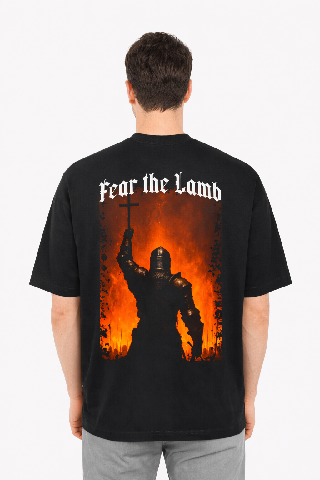 Camiseta Oversized - Fear The Lamb