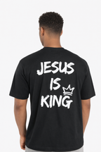 Camiseta Oversized - Jesus Is King Coroa