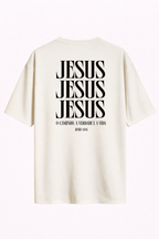 Camiseta Oversized - Jesus é a Verdade, o Caminho e a Vida