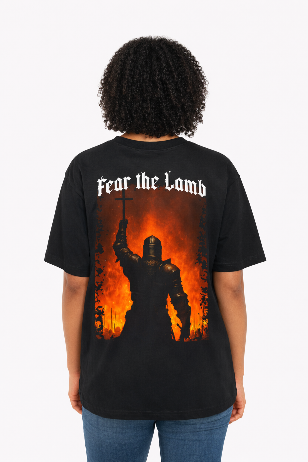 Camiseta Oversized - Fear The Lamb