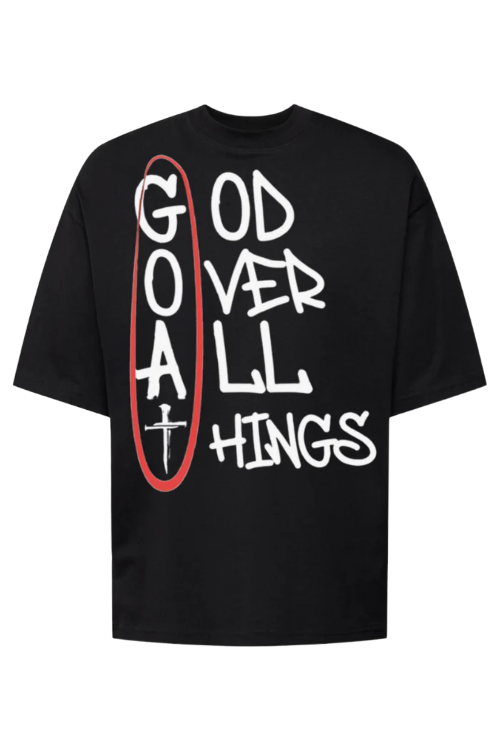 Camiseta Oversized - G.O.A.T