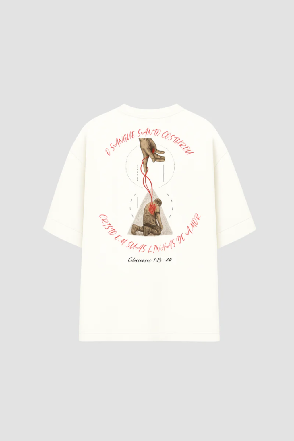 Camiseta Oversized - Colossenses E Suas Linhas De Amor