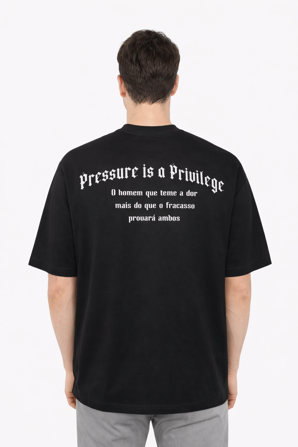 Camiseta Oversized - Pressure Is A Privilege
