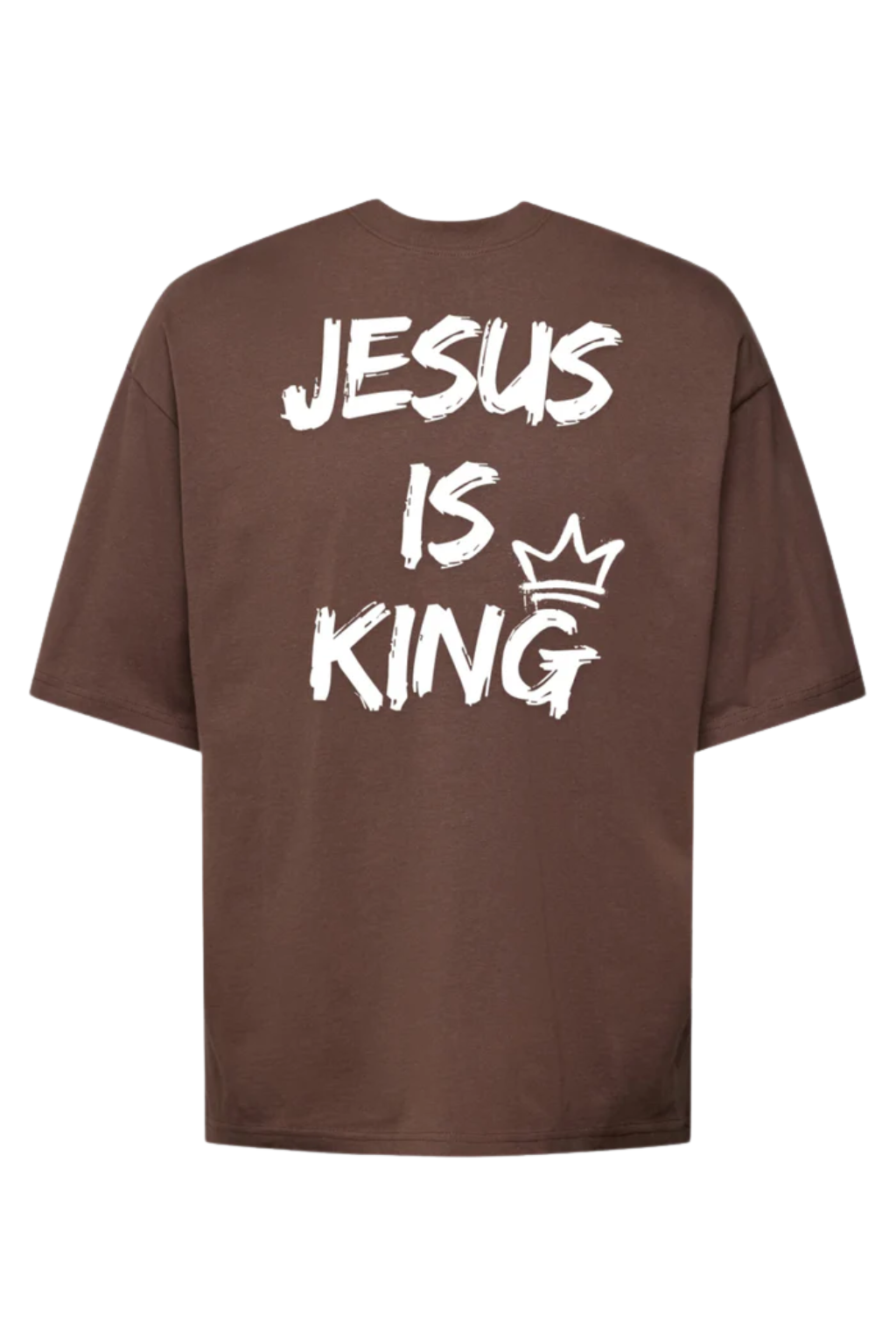 Camiseta Oversized - Jesus Is King Coroa