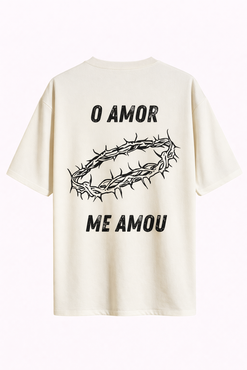 Camiseta Oversized - Coroa De Espinhos