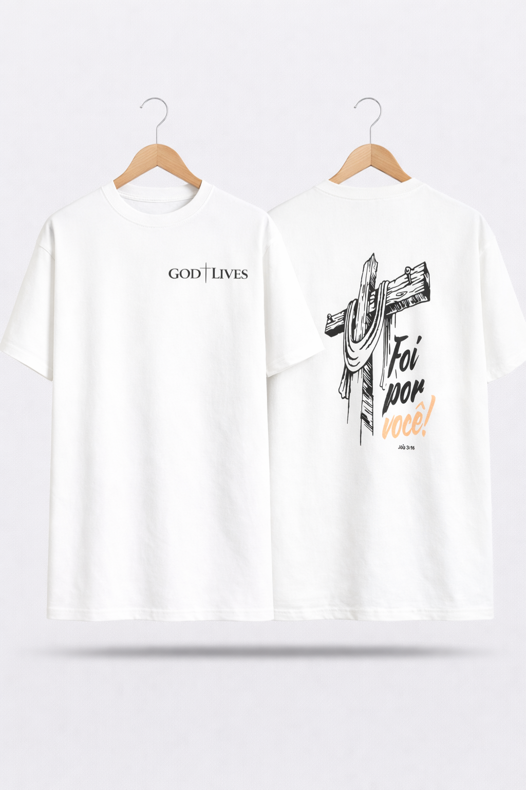 Camiseta Oversized - Foi Por Você