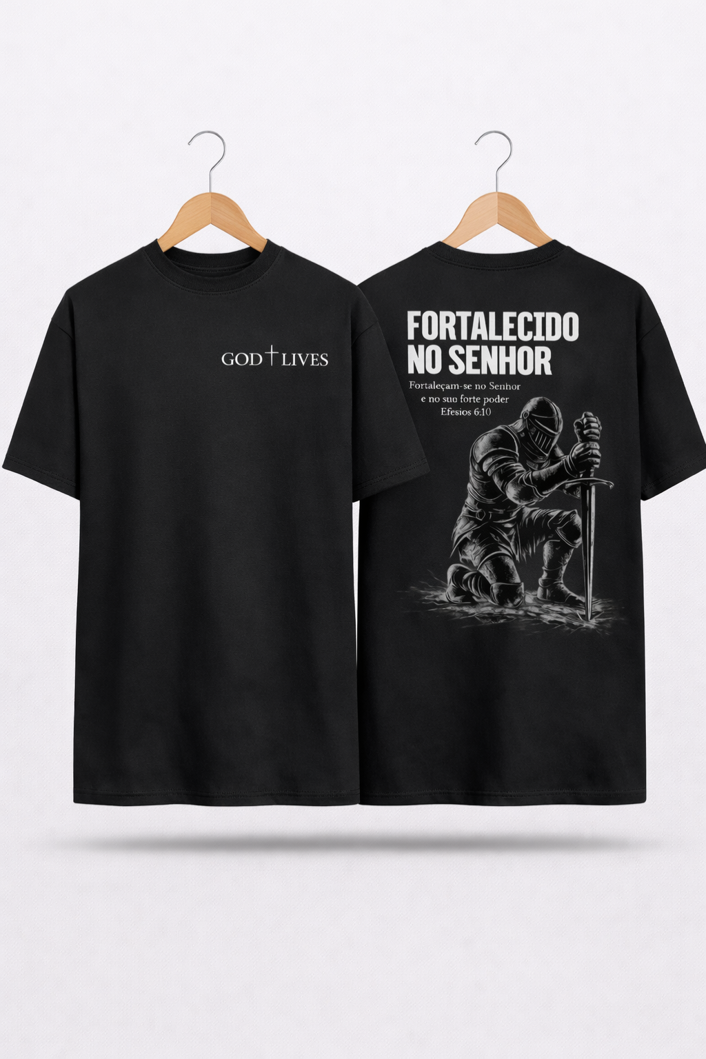 Camiseta Oversized - Fortalecido no Senhor