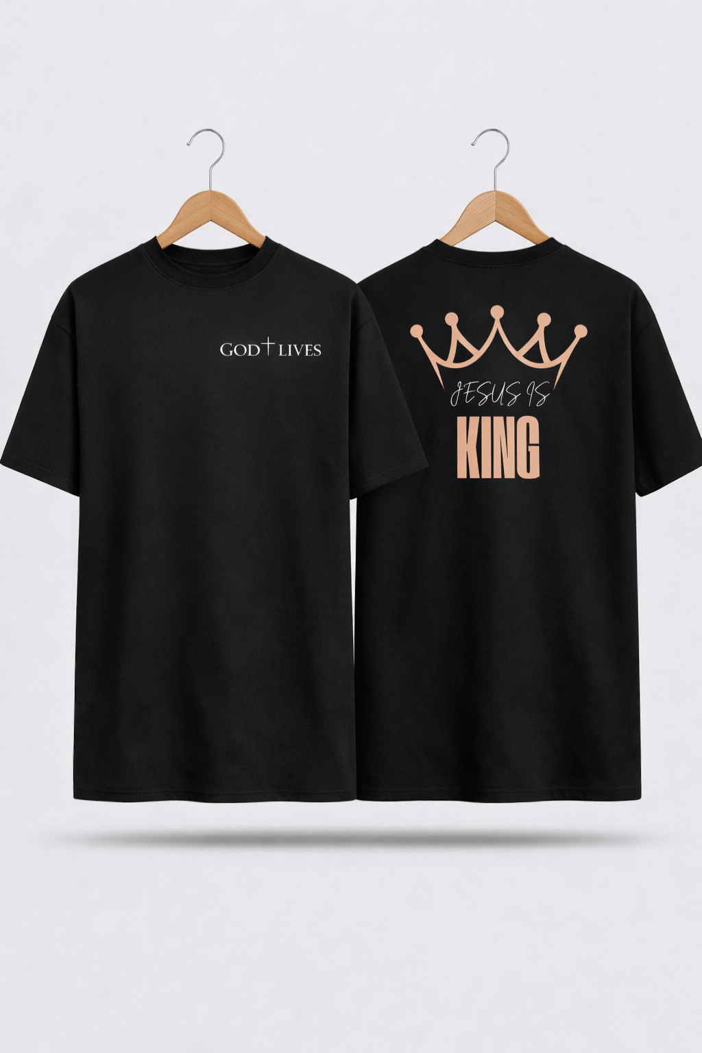 Camiseta Oversized - Coroa - Jesus Is King