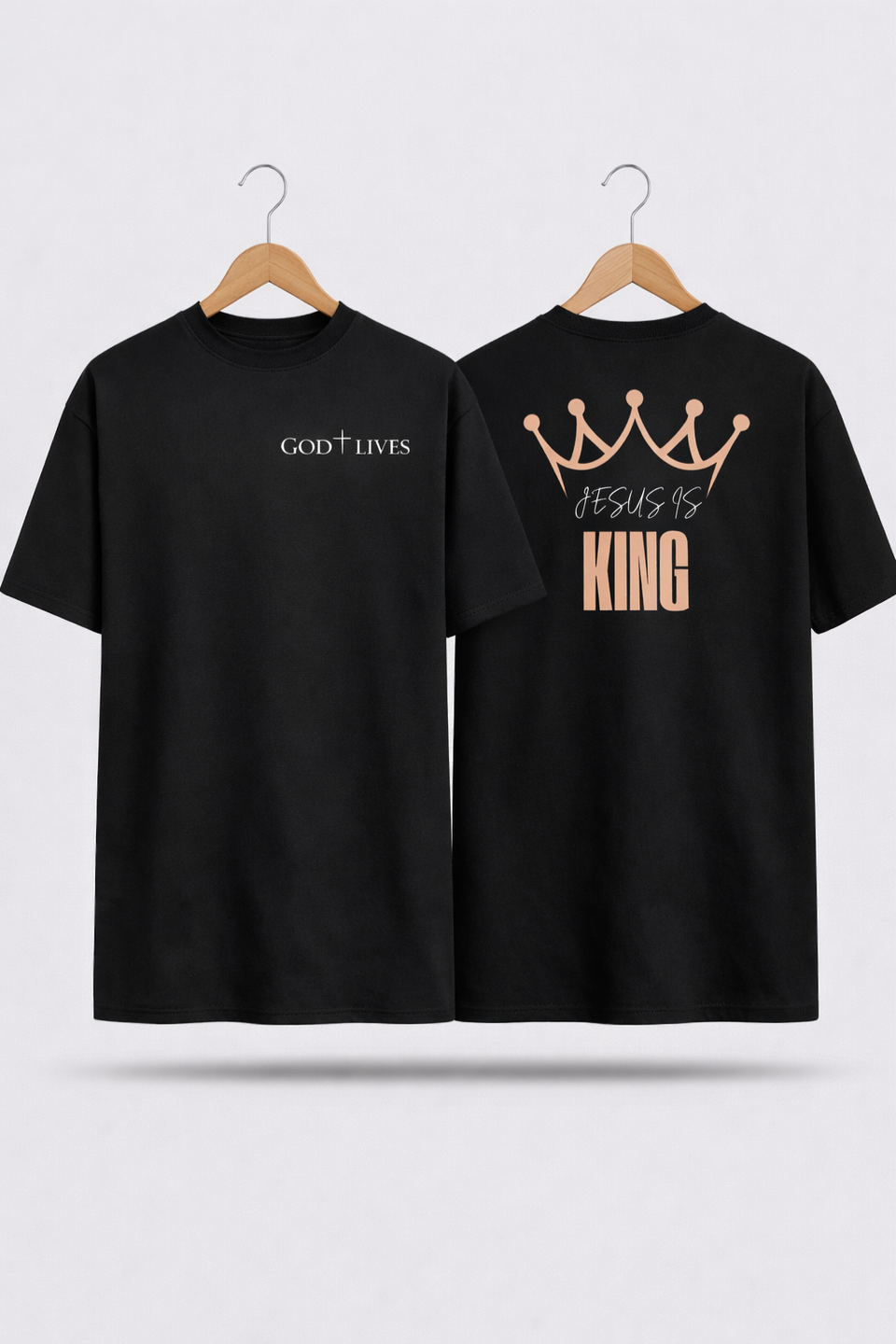 Camiseta Oversized - Coroa - Jesus Is King