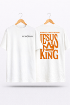Camiseta Oversized - Jesus Is King 2.0