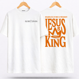 Camiseta Oversized - Jesus Is King 2.0