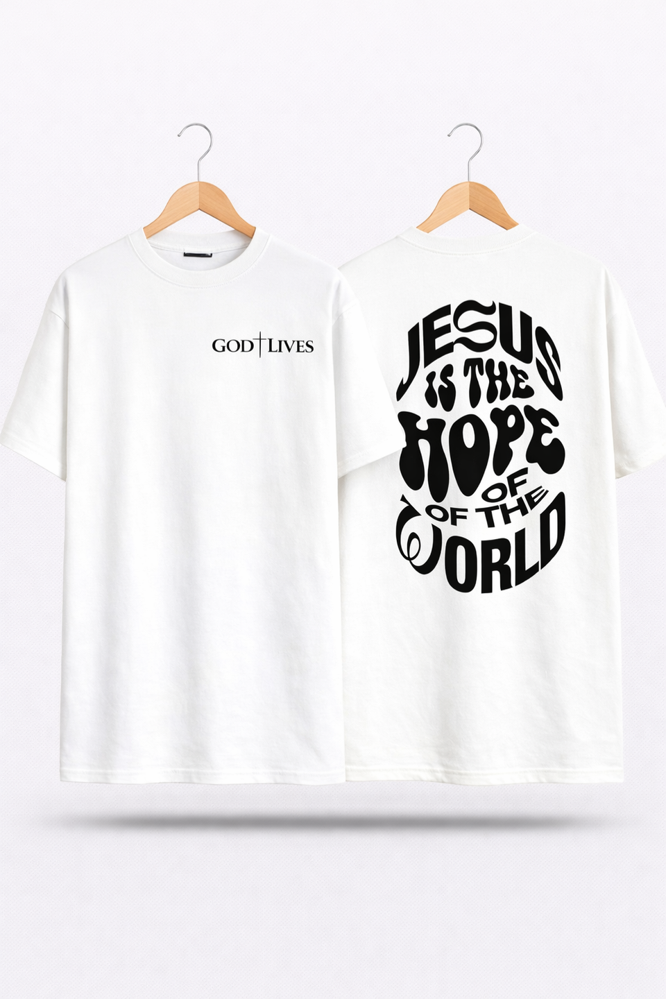 Camiseta Oversized - Jesus Is The Hope Of The World