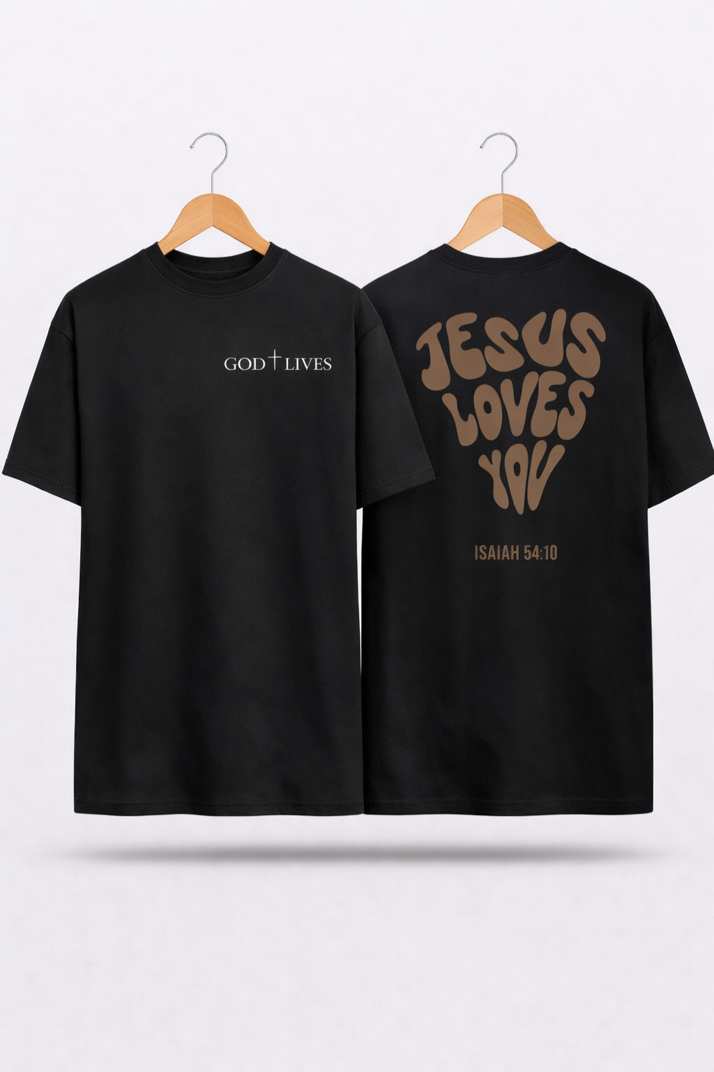 Camiseta Oversized - Jesus Loves You