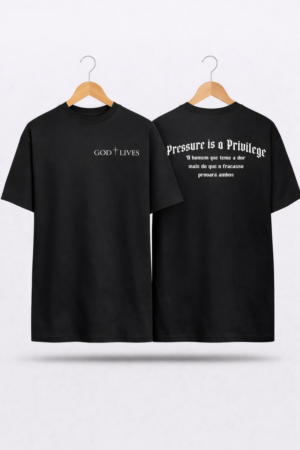 Camiseta Oversized - Pressure Is A Privilege