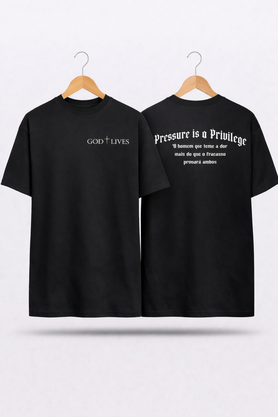 Camiseta Oversized - Pressure Is A Privilege