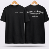 Camiseta Oversized - Pressure Is A Privilege